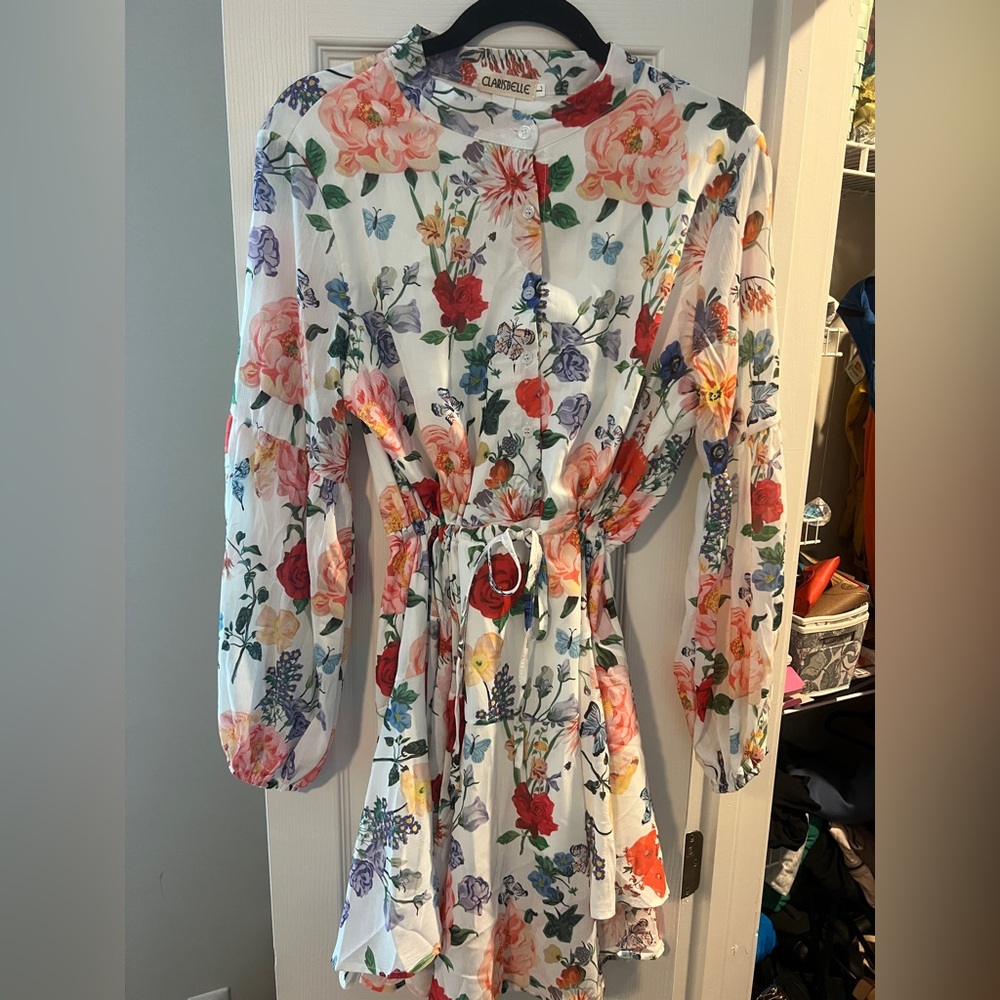 Floral Long Sleeve Dress
